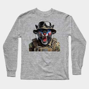 Patriot Panther by focusln Long Sleeve T-Shirt